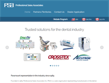 Tablet Screenshot of profsales.com
